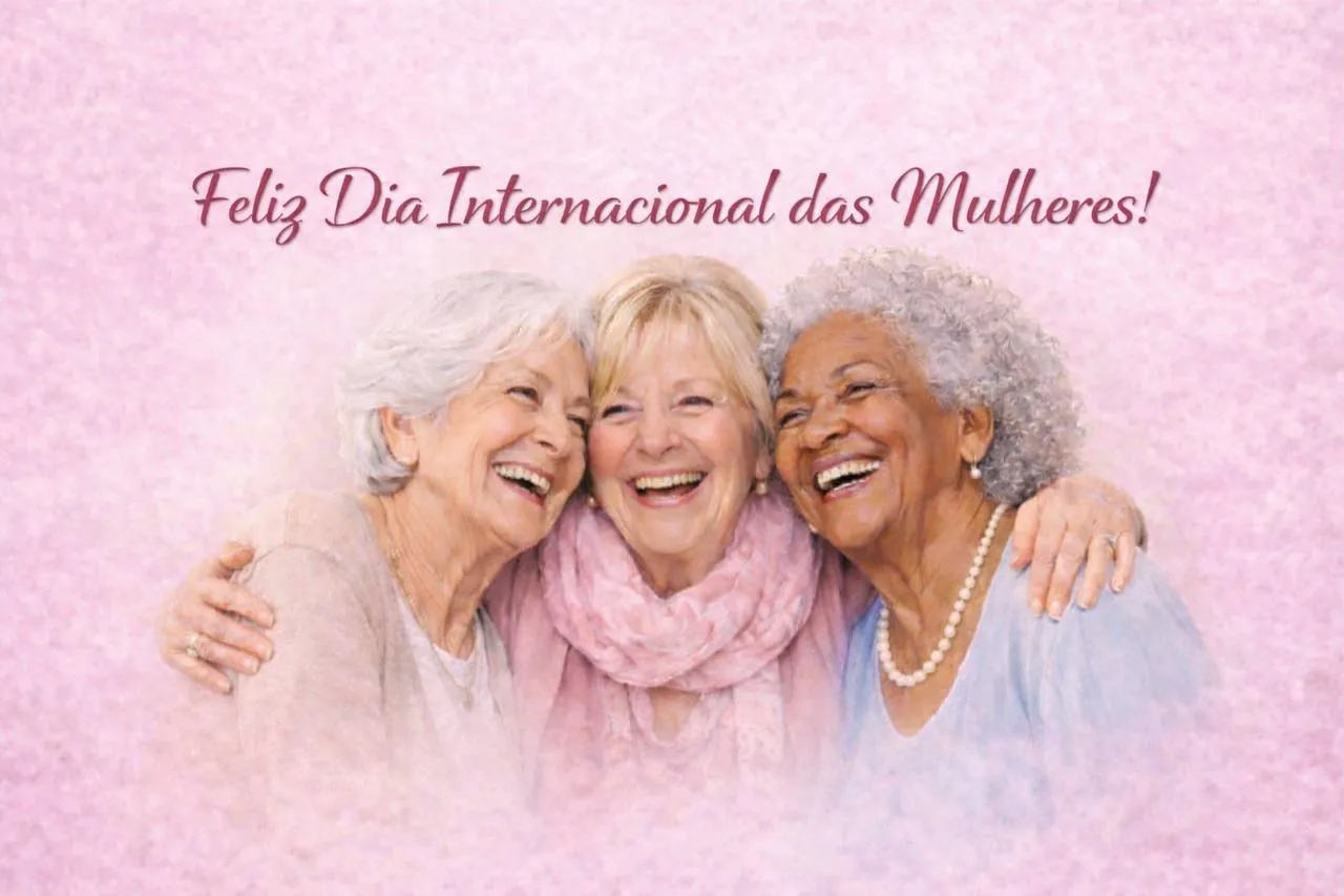 Feliz dia Internacional da Mulher